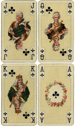 Antique French Playing Cards – Free Large Printables | Pinterest ...