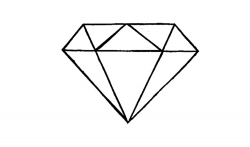 Simple 3d diamond drawing how to draw a easy youtube jpg ...