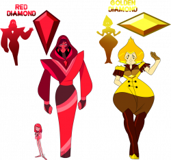 Mystery+Adopts-+Red+and+Golden+Diamond+by+XombieJunky.deviantart.com ...