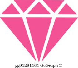Pink Diamond Clip Art - Royalty Free - GoGraph