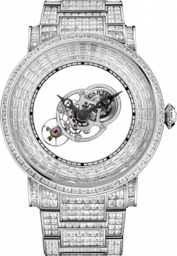 CRHPI01072 - Rotonde Astromystérieux watch with baguette-cut stones ...