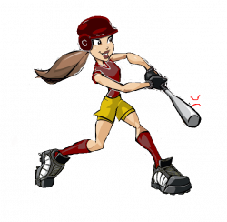 Free Cartoon Softball Player, Download Free Clip Art, Free Clip Art ...