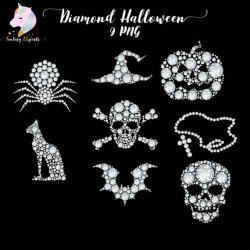 Diamond halloween, diamonds clipart, halloween clip art ...