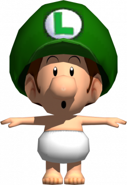 Image - YNI - Baby Luigi diaper model.png | Video Games Fanon Wiki ...
