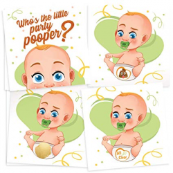 33 Funny Baby Shower Games – Diaper Raffle Tickets Emoji Scratch Off  Lottery Card Game – Great for Boy & Girl Baby Shower Decorations & Supplies