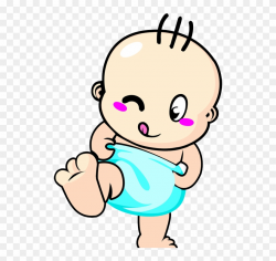 Diaper Infant Clip Art - Clip Art Baby Walking, HD Png ...