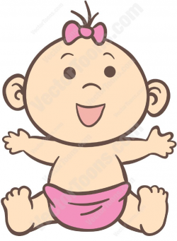 VectorToons.com | Things I love | Baby cartoon, Cute baby ...