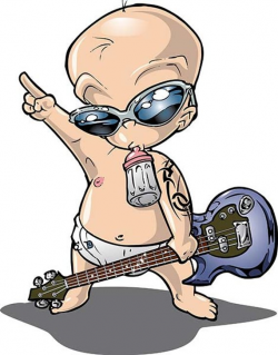 Rockin' baby, cool kid, cool baby, rock and roll, baby, baby ...