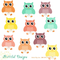 Baby Owl Clip Art Diaper Owl Clipart Digital Scrapbooking CU ...