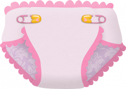 28+ Collection of Pink Baby Diaper Clipart | High quality, free ...