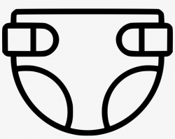 Diaper Comments - Black Diaper Clip Art - Free Transparent ...