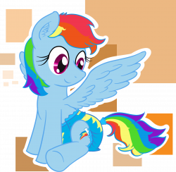 Image - Rainbow Dash on blue diaper.png | My Little Diapers Wiki ...