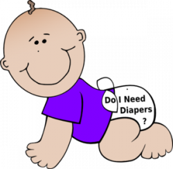 Baby Diapers Clip Art at Clker.com - vector clip art online, royalty ...