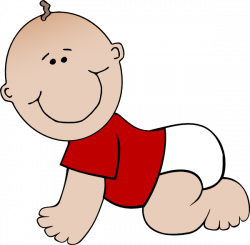 Baby Bay Boy With Red Shirt 2 Clip Art at Clker.com - vector clip ...