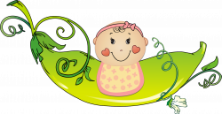 Diaper Baby shower Pea Twin Clip art - baby girl 1905*984 transprent ...