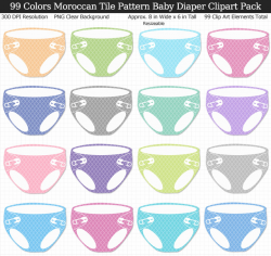 Diaper Clipart Pack