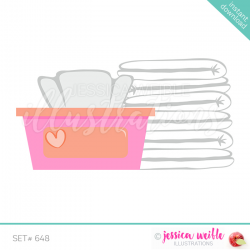 Diapers and Wipes Pink