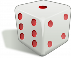 Clipart - dice 3d