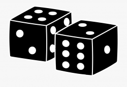 Download Dice Game Clipart - Board Games Black And White ...