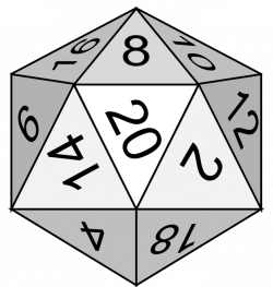 Icosahedron dice clipart, explore pictures