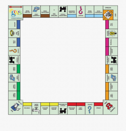 Transparent Templates Board Game - Monopoly Board South ...