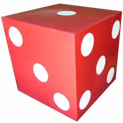 Giant Red Dice - 24 Seven Productions
