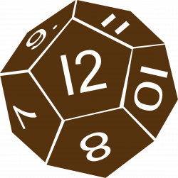 D12 Twelve Sided Dice Icons PNG - Free PNG and Icons Downloads