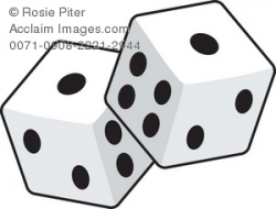 two dice clipart & stock photography | Acclaim Images