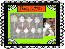 ESL family stick puppets | Puppets | Pinterest | Family units ...