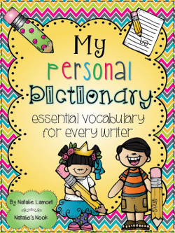 Natalie's Nook: Personal Dictionary Update