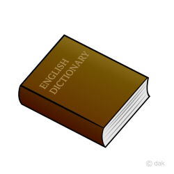 English Dictionary Clipart Free Picture｜Illustoon
