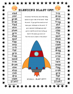 Blends and Digraphs Gameboards - Race to the Top | Pinterest | Group ...