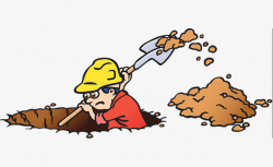 Digging The Workers, Cartoon Digging, Digging Construction, Digging ...