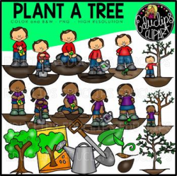 Plant A Tree Clip Art Bundle {Educlips Clipart}