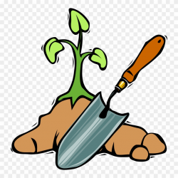 Dig Clipart Tree Planting - Clipart Gardening Tools - Png ...