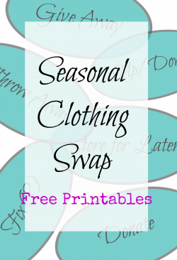 Seasonal Clothing Rotation Made Easy(ier) - {FREE Printable ...