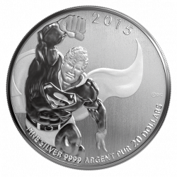 $20 Pure Silver Coin for $20 - Superman