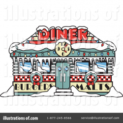 Diner Clipart #14632 - Illustration by Andy Nortnik