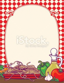 Italian food border with lots of healthy vegetables | Family ...
