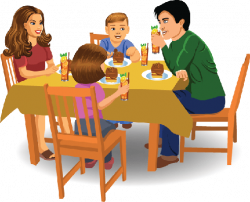 Family Dinner | Clipart | PBS LearningMedia