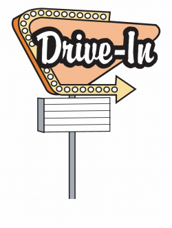 50s Diner Signs Clipart - Drive In Theater Clip Art Free PNG ...