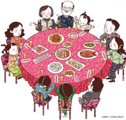 Family etiquette lives on at the dinner table - China ...