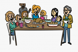 Family Dinner Clipart 7 Meal Clip Art Psbprorg - Big Family ...
