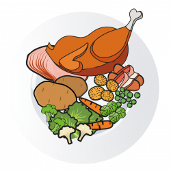 Ham Clipart dinner plate - Free Clipart on Dumielauxepices.net