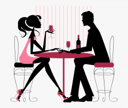 Couple Dinner Png - Dating Clipart #455966 - Free Cliparts ...
