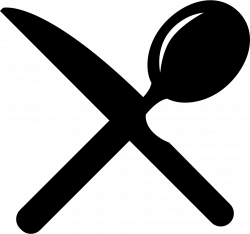 Cutlery Cross Of A Knife And A Spoon Svg Png Icon Free Download ...