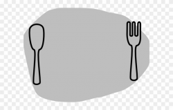 Cutlery Clipart Thanksgiving Dinner Plate - Transparent ...