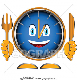 EPS Illustration - Time to have dinner. Vector Clipart ...