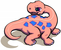 OnlineLabels Clip Art - Khủng Long Nhầm Lẫn 1 - Apatosaurus Baby 1