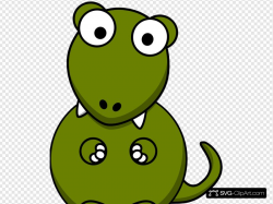 Big Eye Dinosaur Clip art, Icon and SVG - SVG Clipart